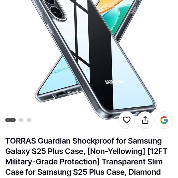 Samsung Galaxy S25 Plus Transparent Phone Case - Picture 4 of 7